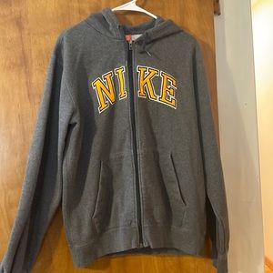 Men's Nike zip up sweatshirt.
